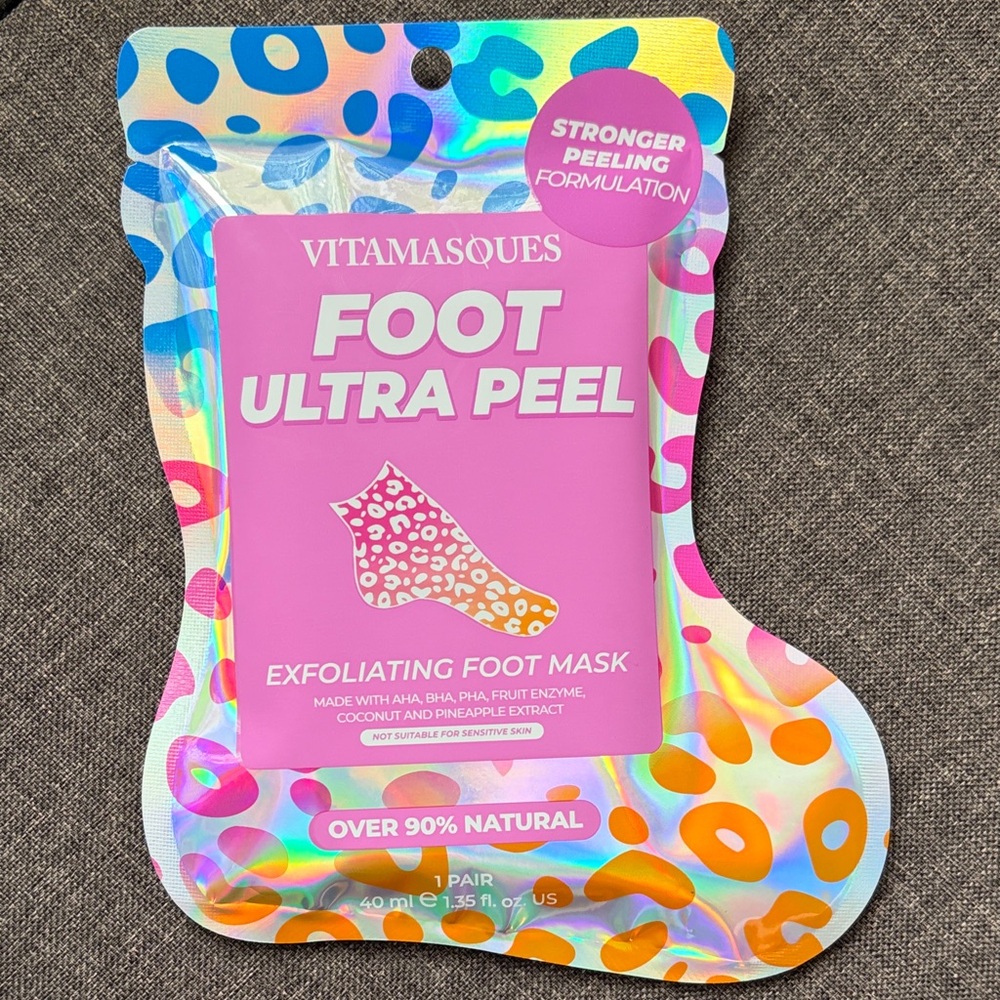 Adidas Pink Exfoliating Foot Mask
